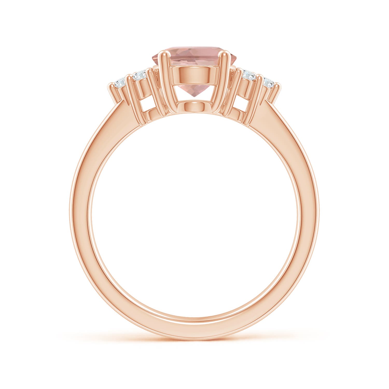 AAAA - Morganite / 1.8 CT / 14 KT Rose Gold