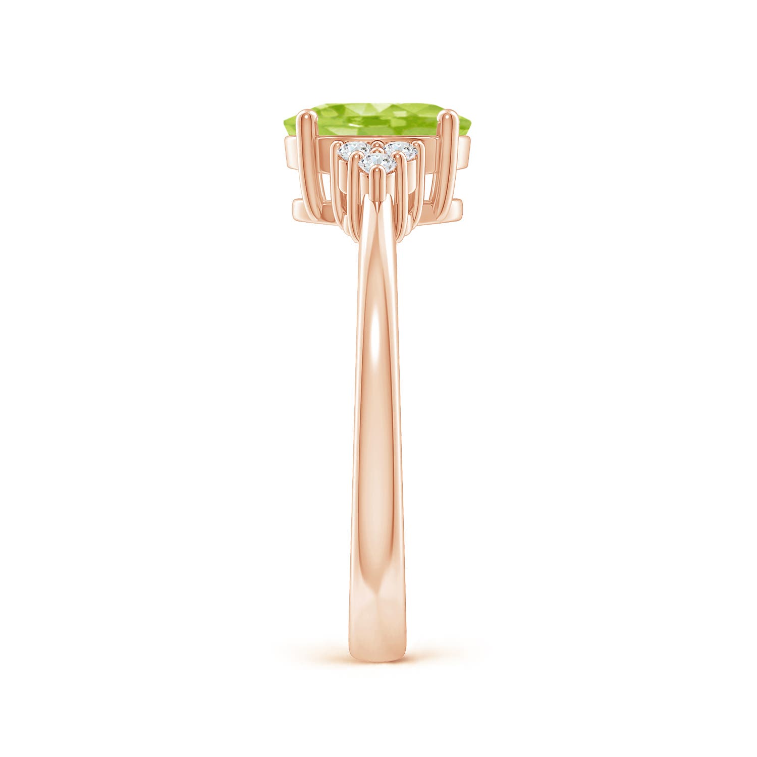 AA - Peridot / 1.46 CT / 14 KT Rose Gold