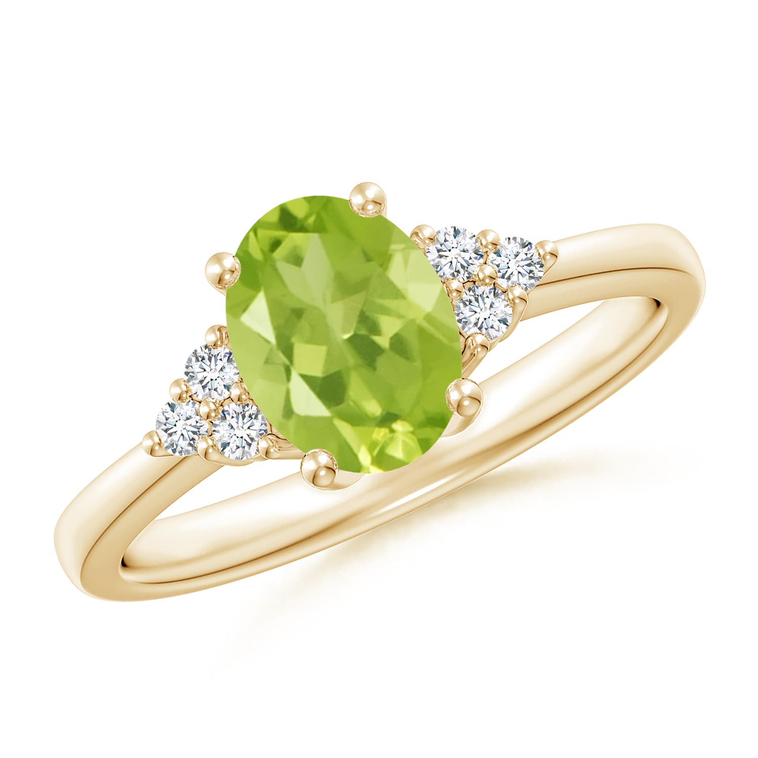 AA - Peridot / 1.46 CT / 14 KT Yellow Gold