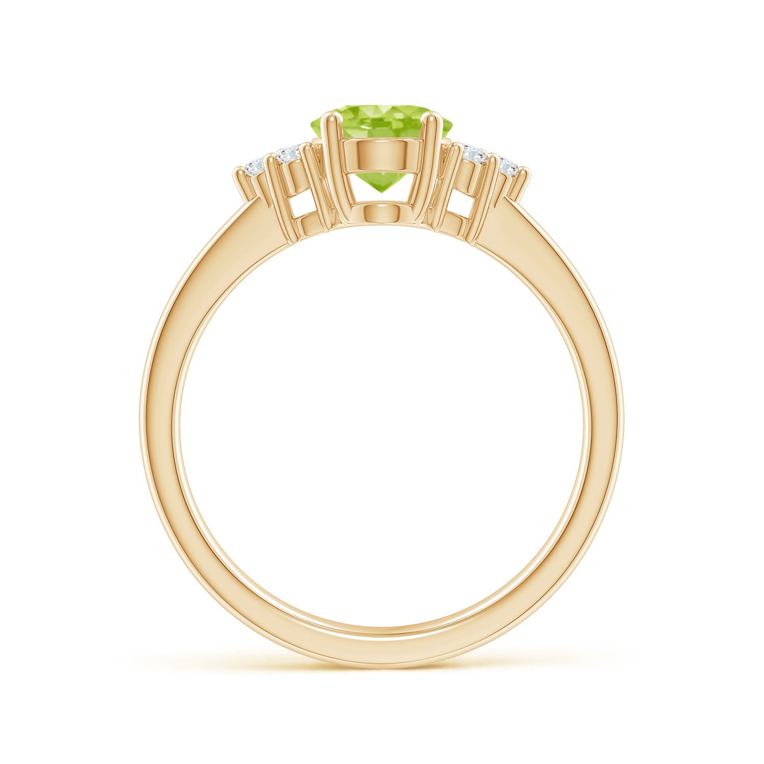 AA - Peridot / 1.46 CT / 14 KT Yellow Gold