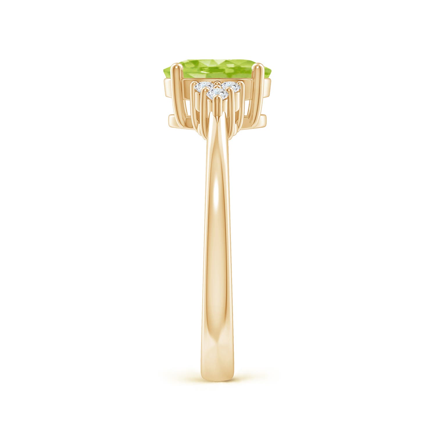 AA - Peridot / 1.46 CT / 14 KT Yellow Gold