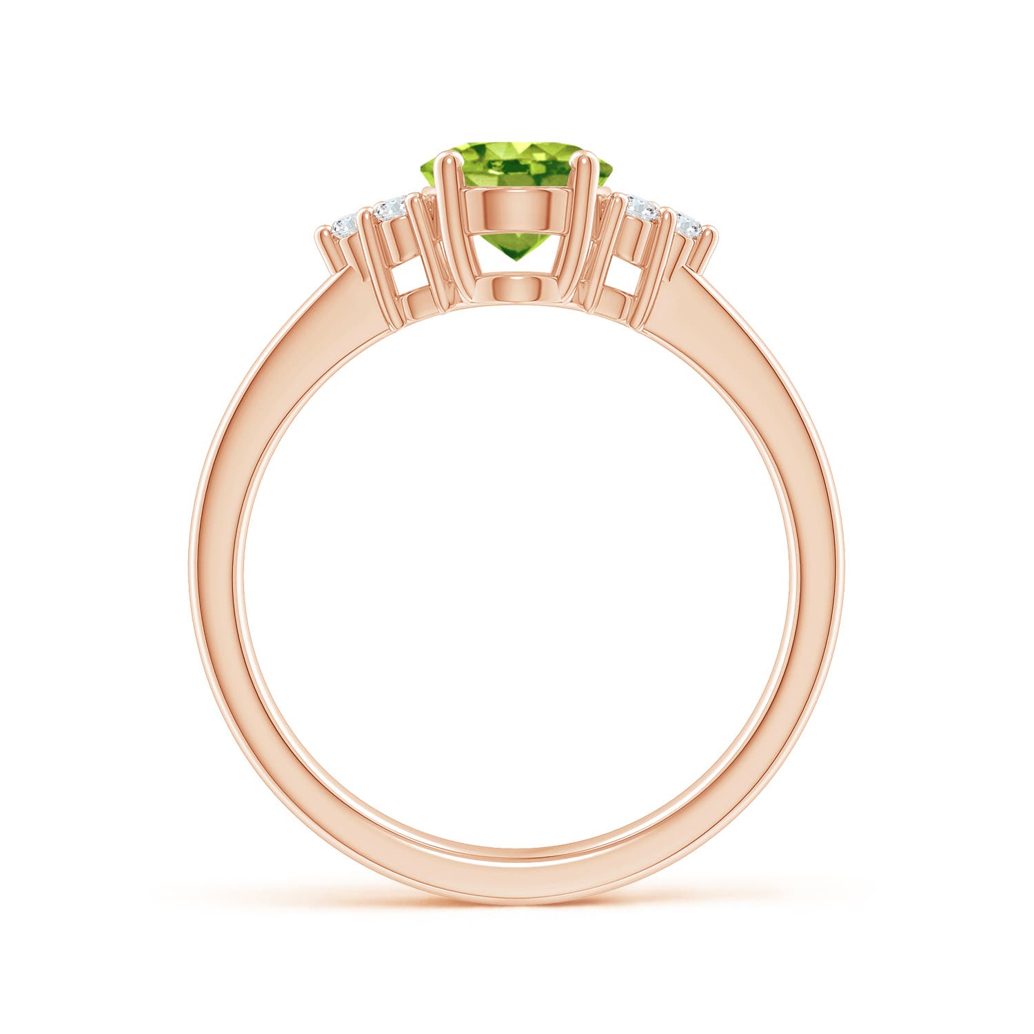 AAA - Peridot / 1.46 CT / 14 KT Rose Gold