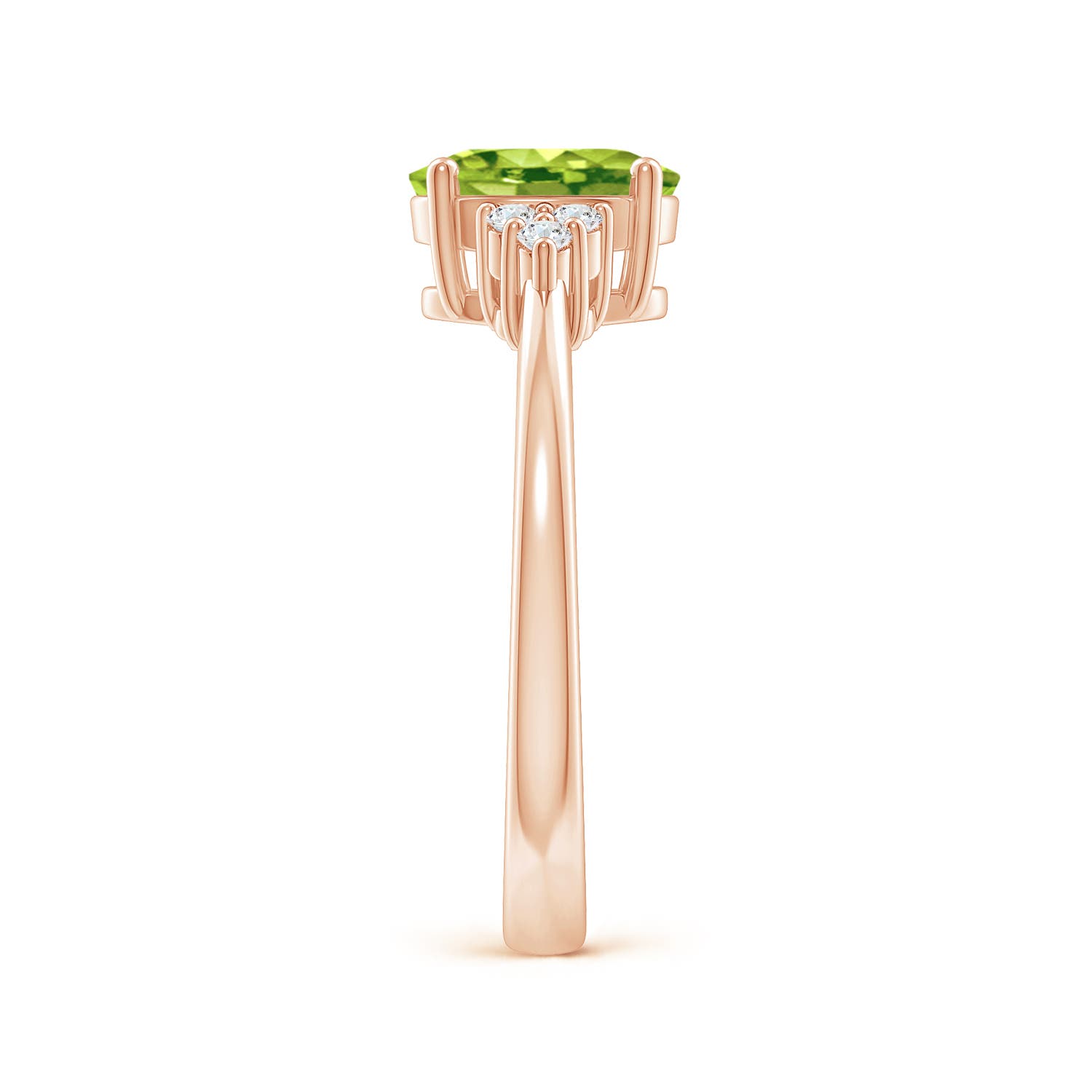 AAA - Peridot / 1.46 CT / 14 KT Rose Gold