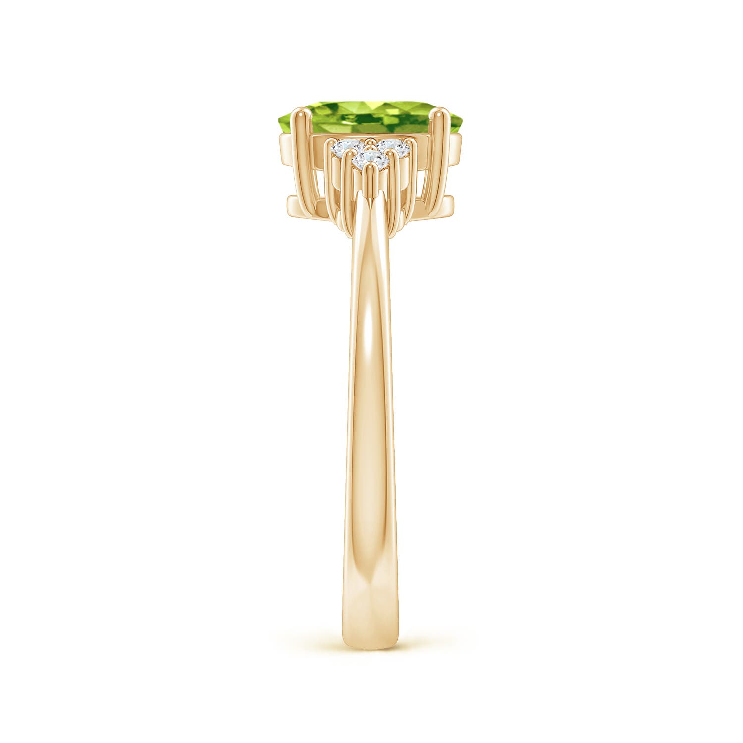 AAA - Peridot / 1.46 CT / 14 KT Yellow Gold