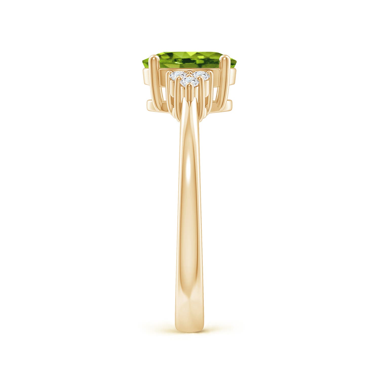 AAAA - Peridot / 1.46 CT / 14 KT Yellow Gold