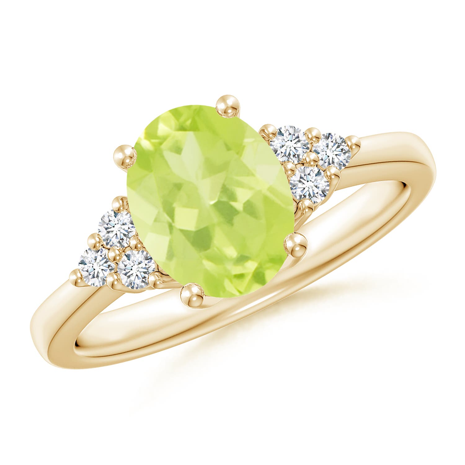 A - Peridot / 2.05 CT / 14 KT Yellow Gold