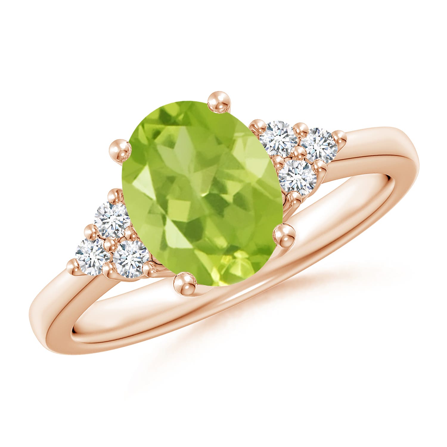 AA - Peridot / 2.05 CT / 14 KT Rose Gold