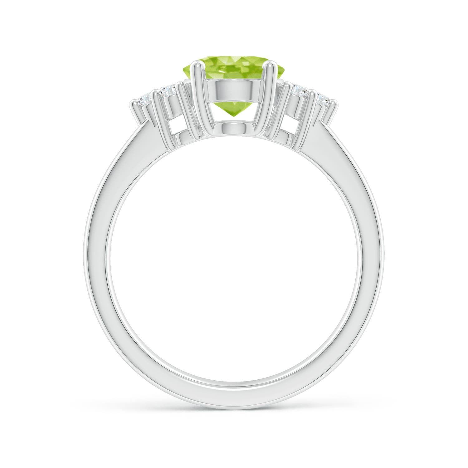 AA - Peridot / 2.05 CT / 14 KT White Gold