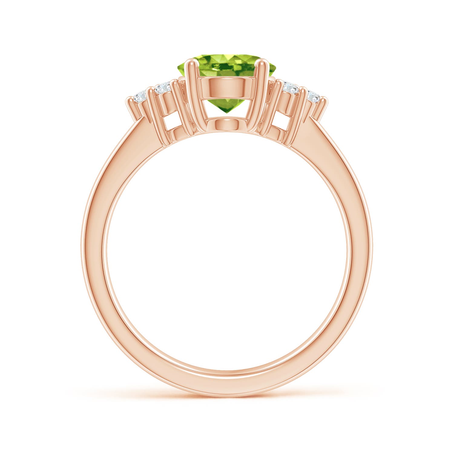 AAA - Peridot / 2.05 CT / 14 KT Rose Gold