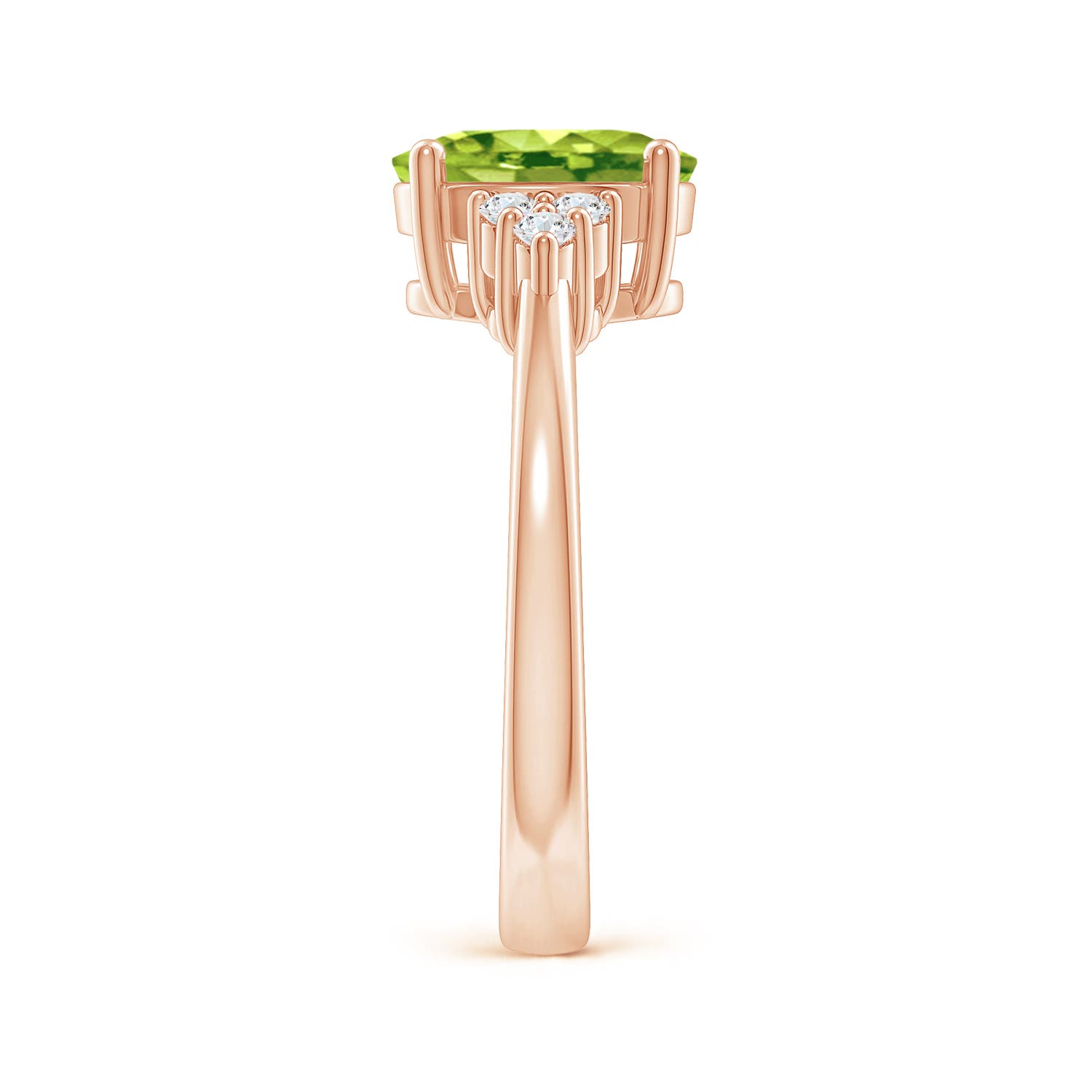 AAA - Peridot / 2.05 CT / 14 KT Rose Gold