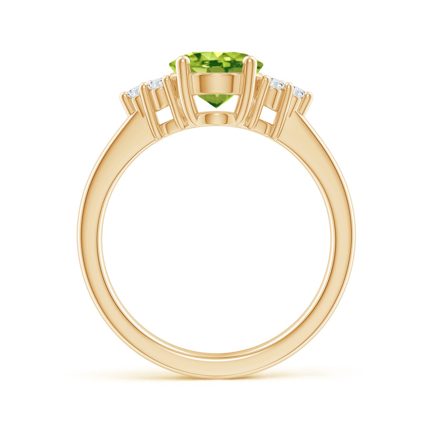 AAA - Peridot / 2.05 CT / 14 KT Yellow Gold