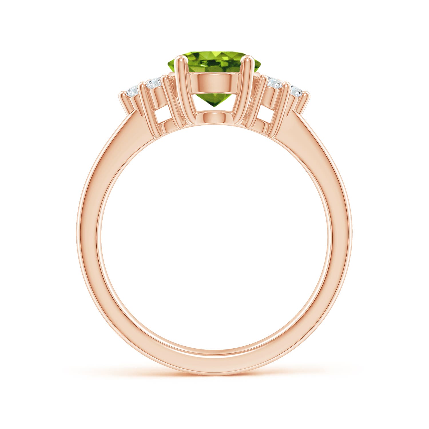 AAAA - Peridot / 2.05 CT / 14 KT Rose Gold