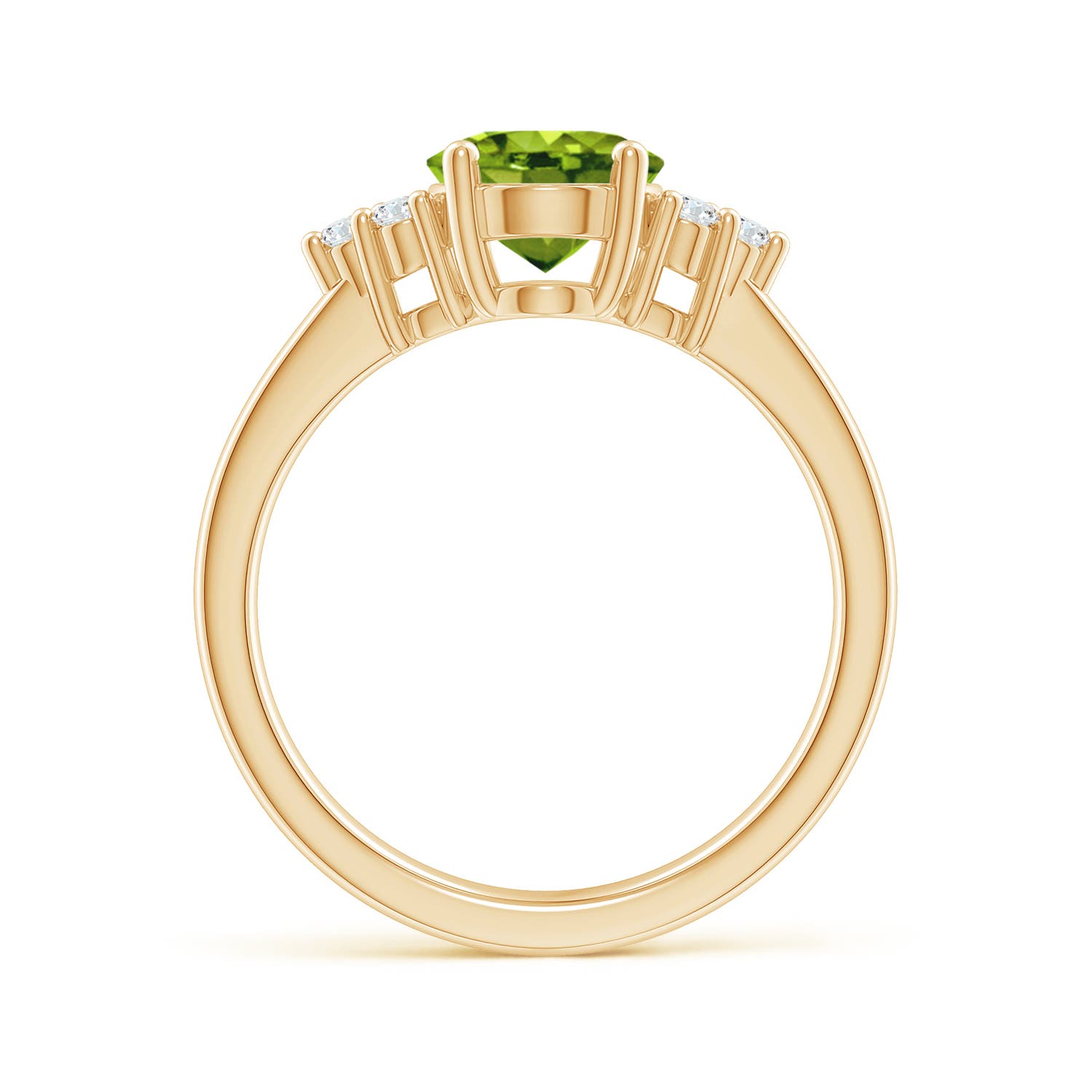 AAAA - Peridot / 2.05 CT / 14 KT Yellow Gold