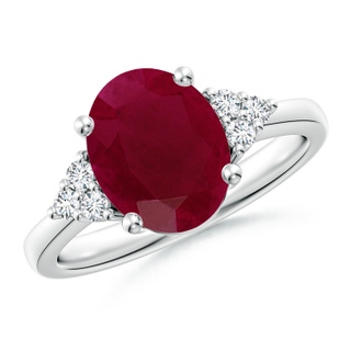 Oval A Ruby