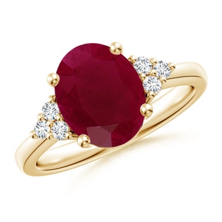 Oval A Ruby