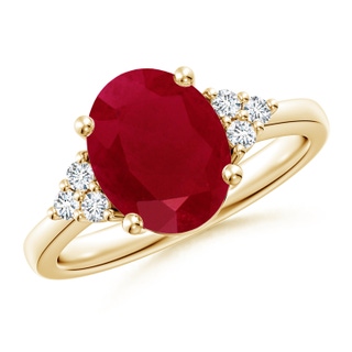 Oval AA Ruby