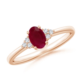 Oval A Ruby
