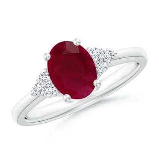 Oval A Ruby
