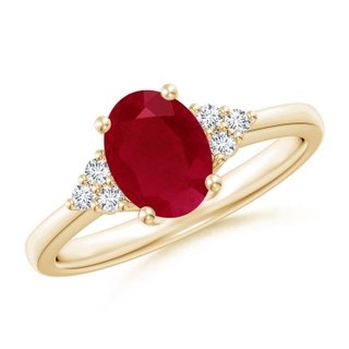 Oval AA Ruby