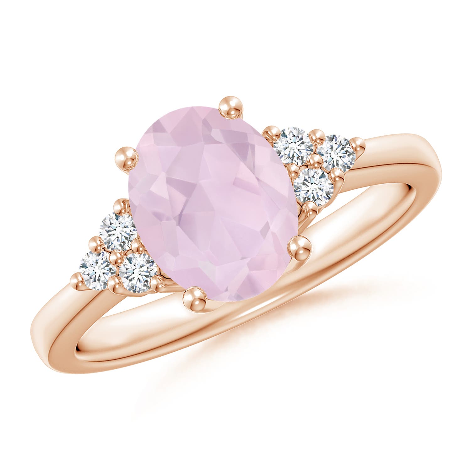 AA - Rose Quartz / 1.67 CT / 14 KT Rose Gold