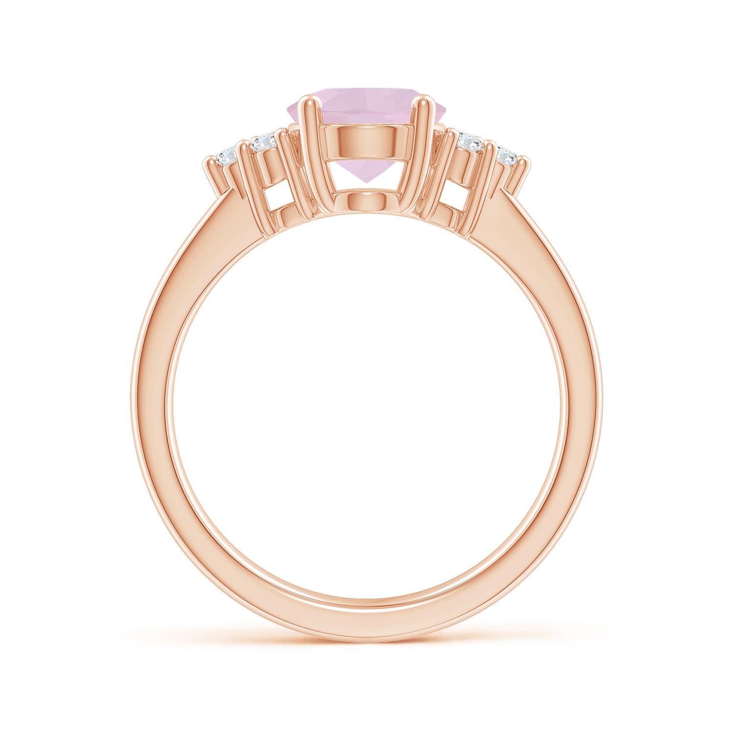 AA - Rose Quartz / 1.67 CT / 14 KT Rose Gold