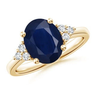 Oval A Blue Sapphire