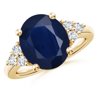 Oval A Blue Sapphire