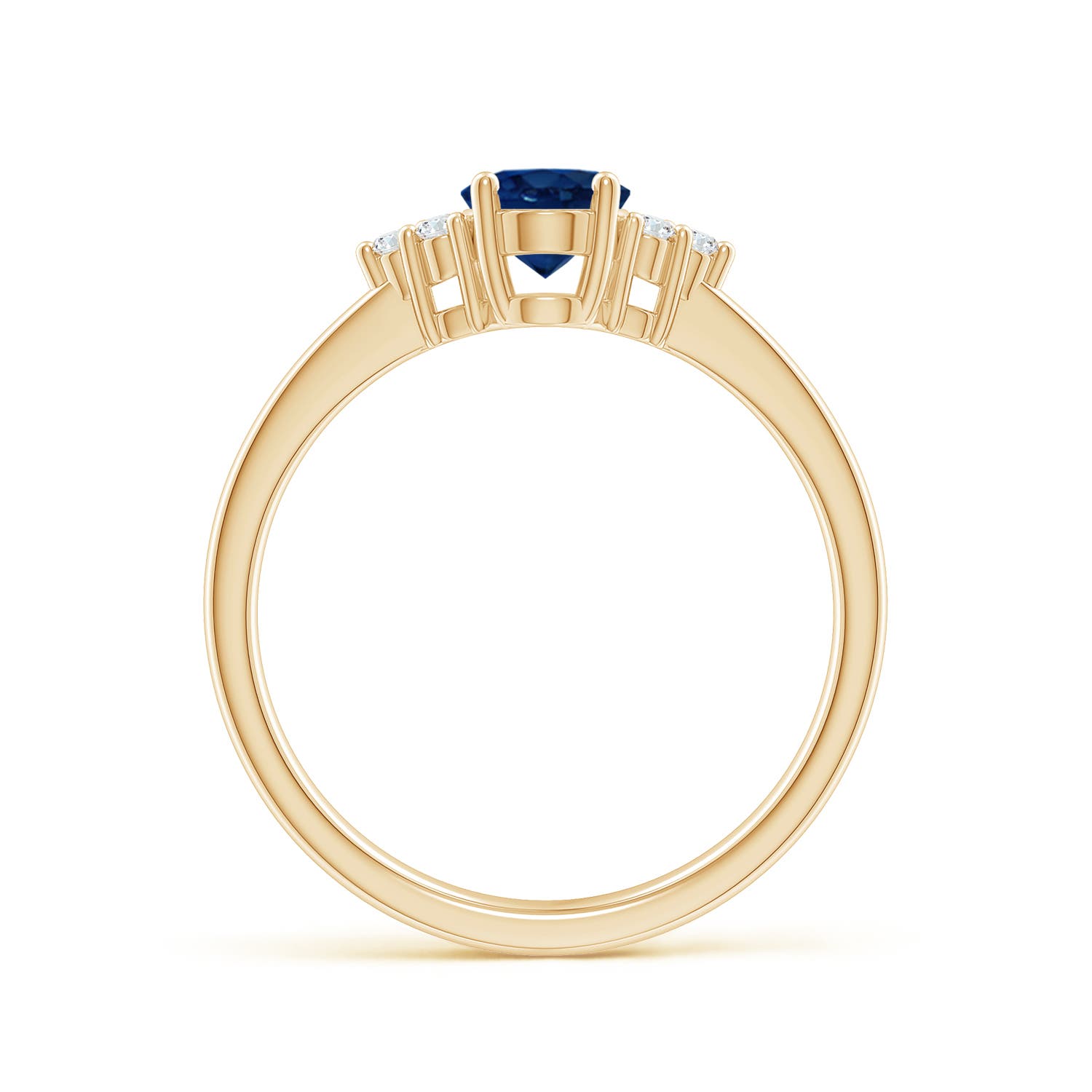 AA - Blue Sapphire / 0.93 CT / 14 KT Yellow Gold