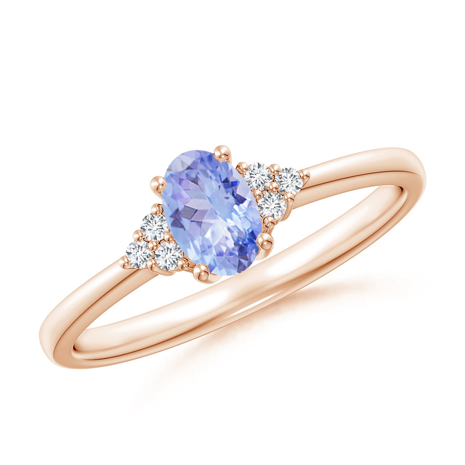 AA - Tanzanite / 0.51 CT / 14 KT Rose Gold