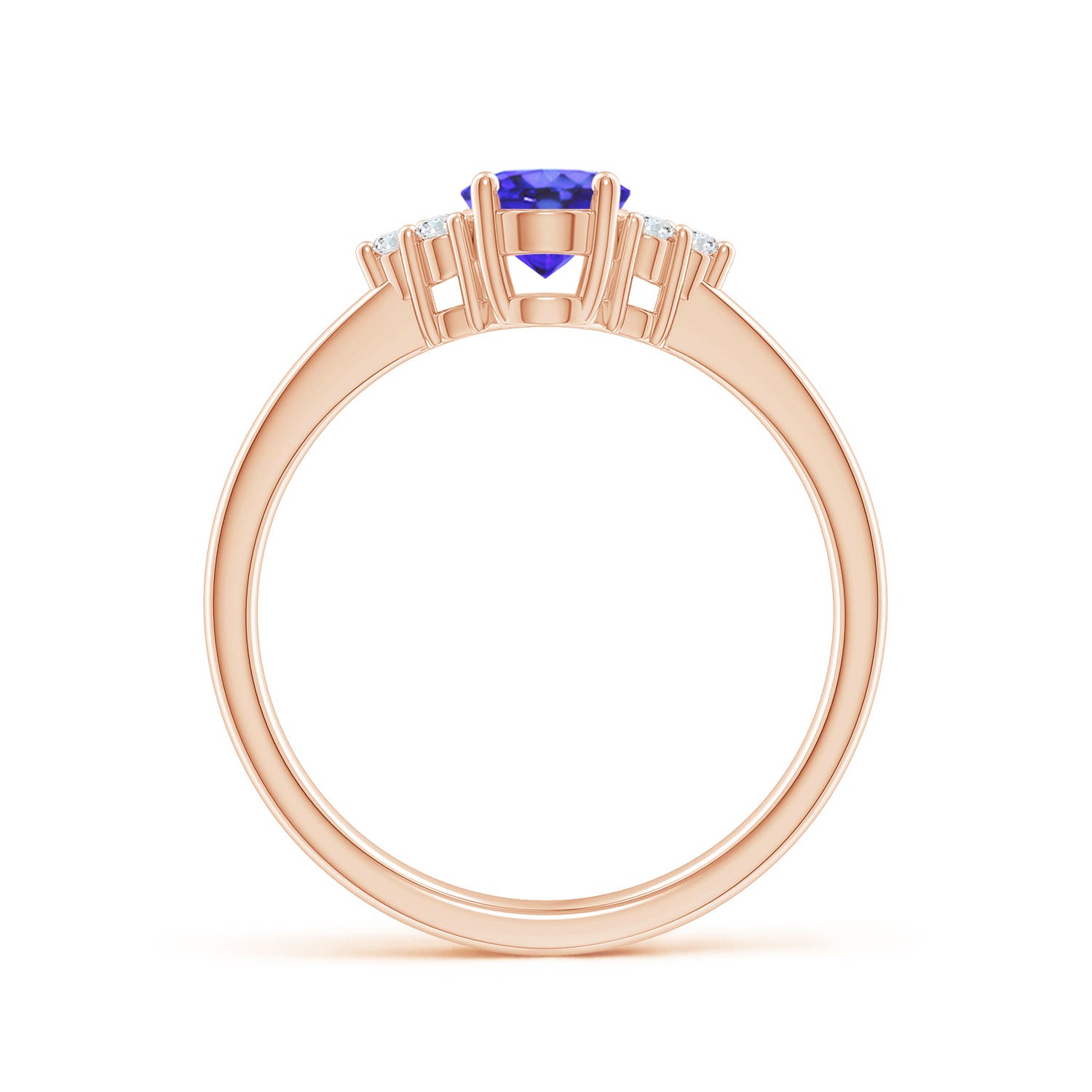 AA - Tanzanite / 0.88 CT / 14 KT Rose Gold