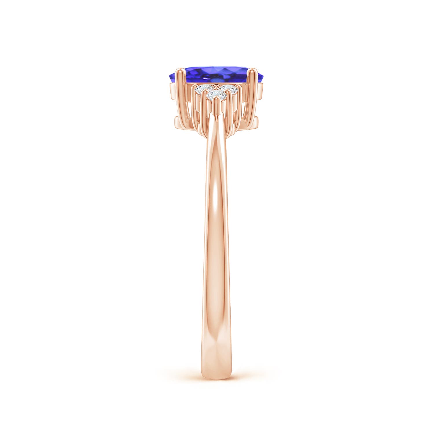 AA - Tanzanite / 0.88 CT / 14 KT Rose Gold