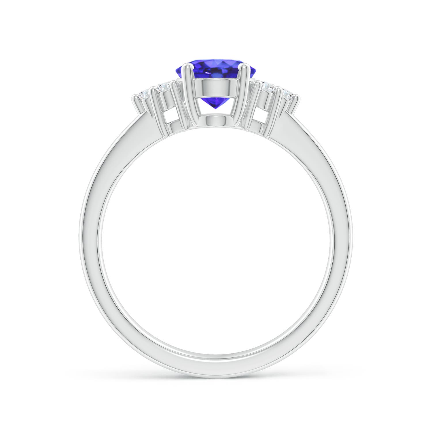 AA - Tanzanite / 1.36 CT / 14 KT White Gold