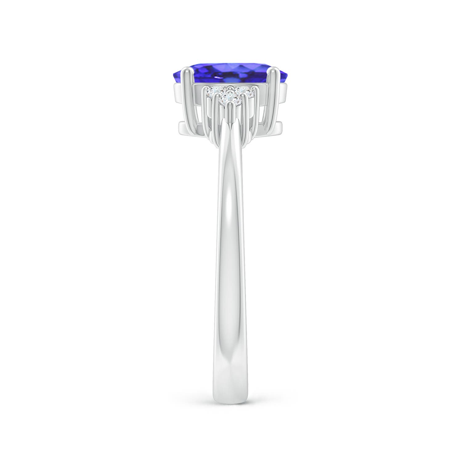 AA - Tanzanite / 1.36 CT / 14 KT White Gold