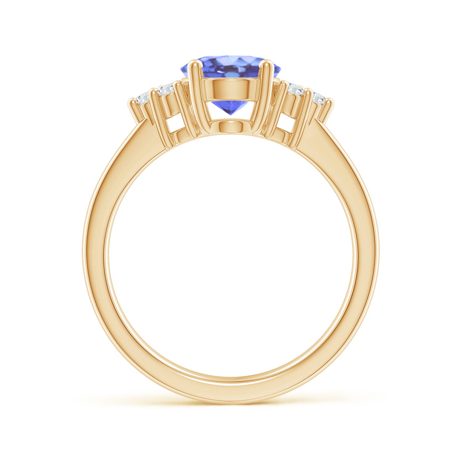 A - Tanzanite / 2.05 CT / 14 KT Yellow Gold