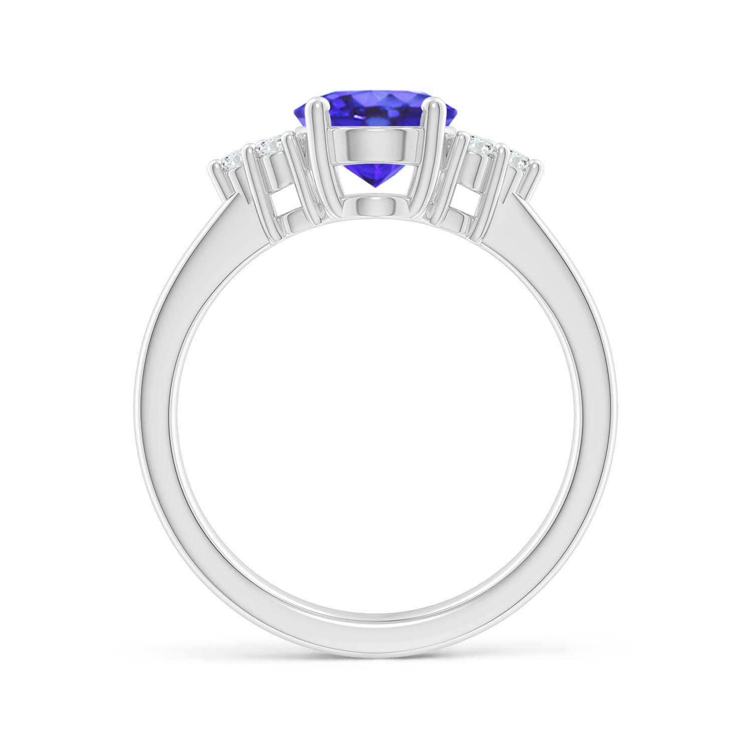 AA - Tanzanite / 2.05 CT / 14 KT White Gold