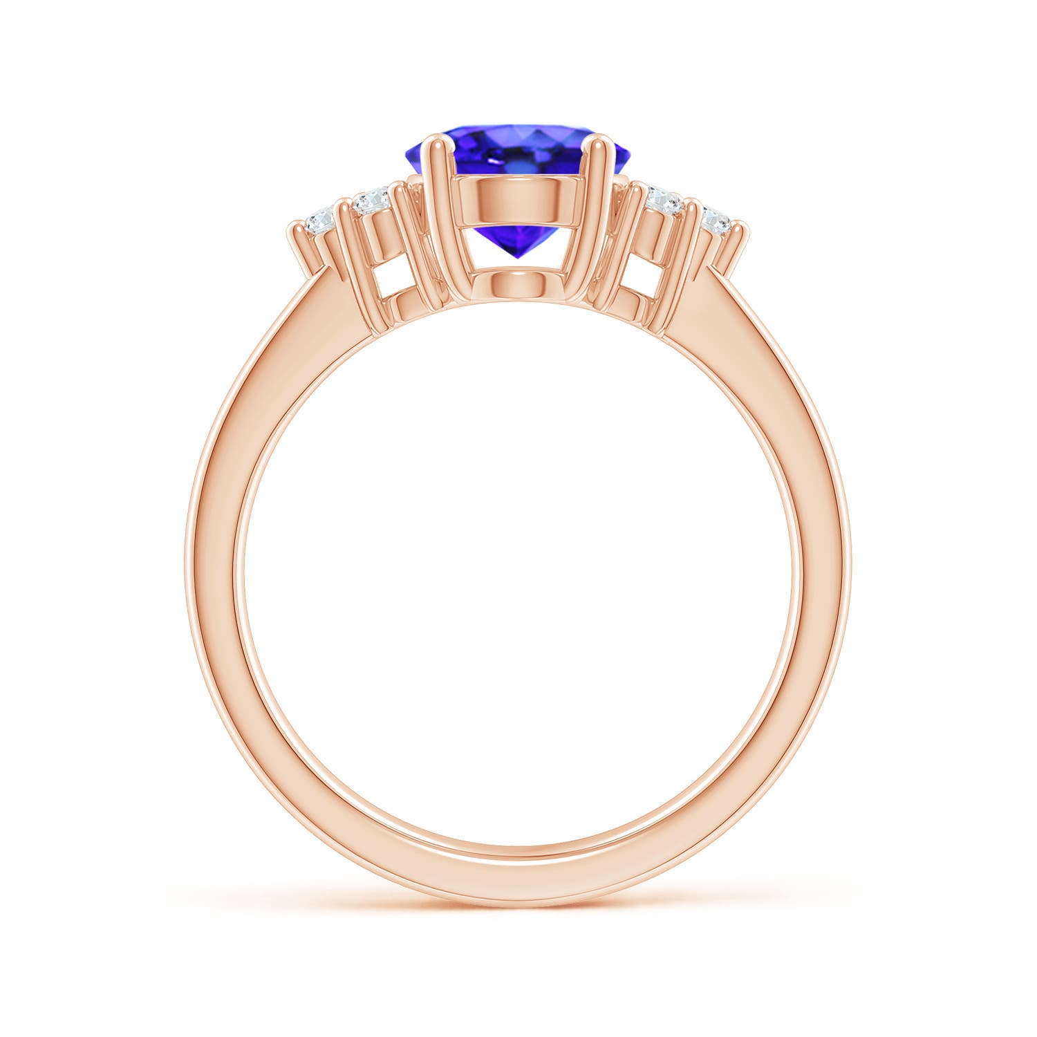 AAA - Tanzanite / 2.05 CT / 14 KT Rose Gold