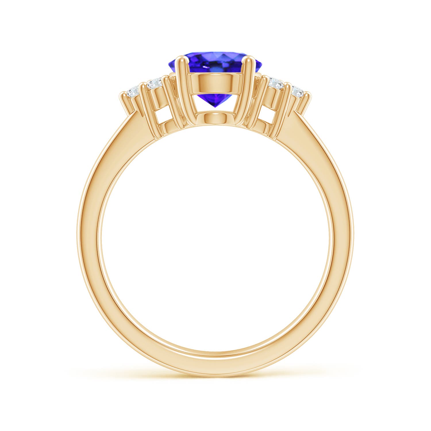 AAA - Tanzanite / 2.05 CT / 14 KT Yellow Gold