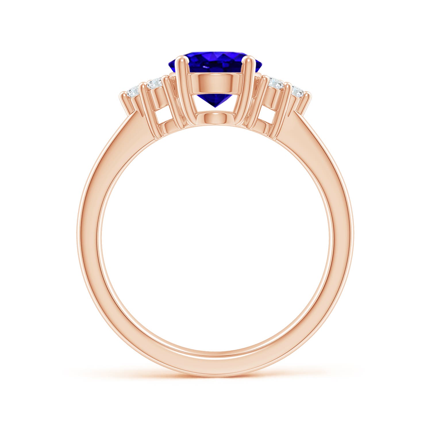 AAAA - Tanzanite / 2.05 CT / 14 KT Rose Gold