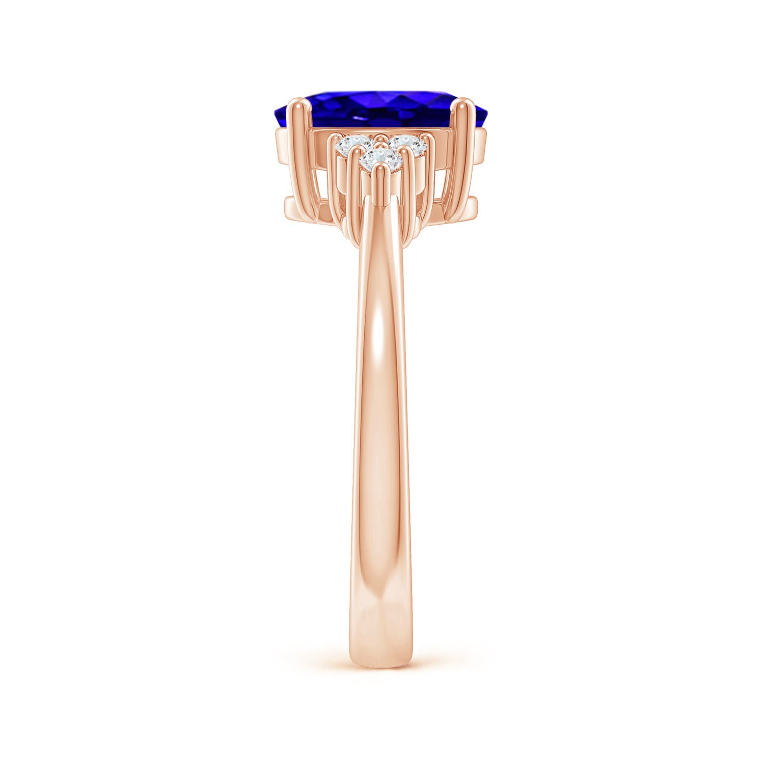 AAAA - Tanzanite / 2.05 CT / 14 KT Rose Gold