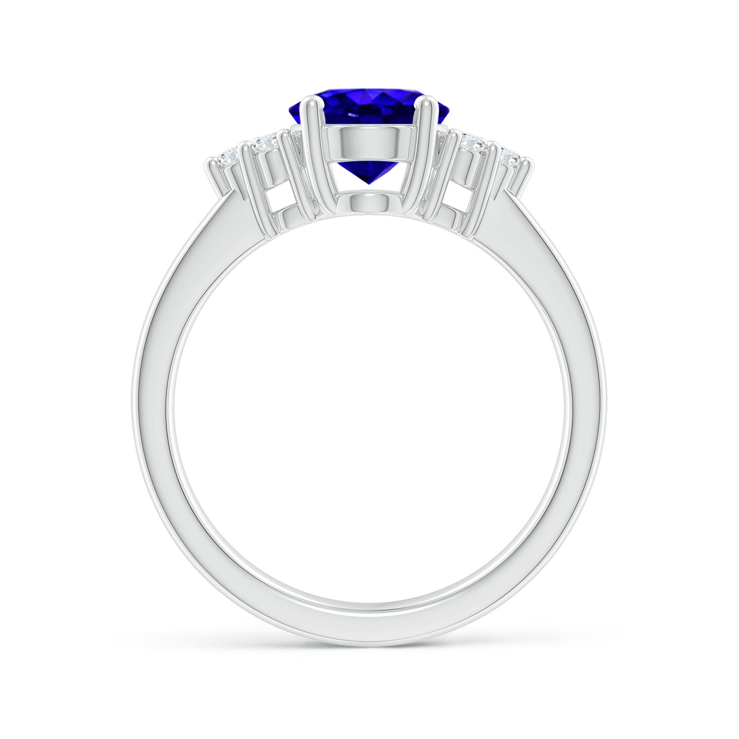 AAAA - Tanzanite / 2.05 CT / 14 KT White Gold