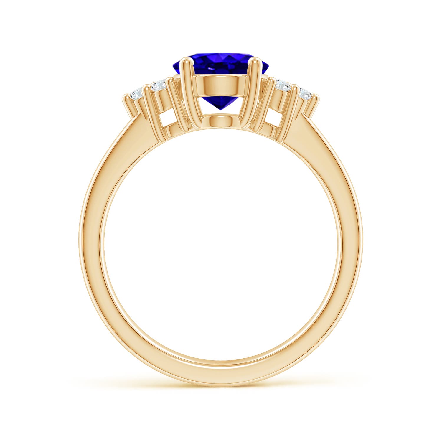 AAAA - Tanzanite / 2.05 CT / 14 KT Yellow Gold