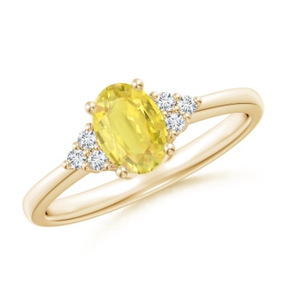 Oval A Yellow Sapphire