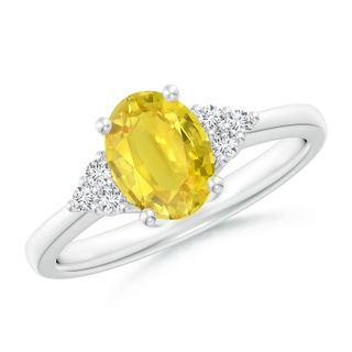 Oval AA Yellow Sapphire