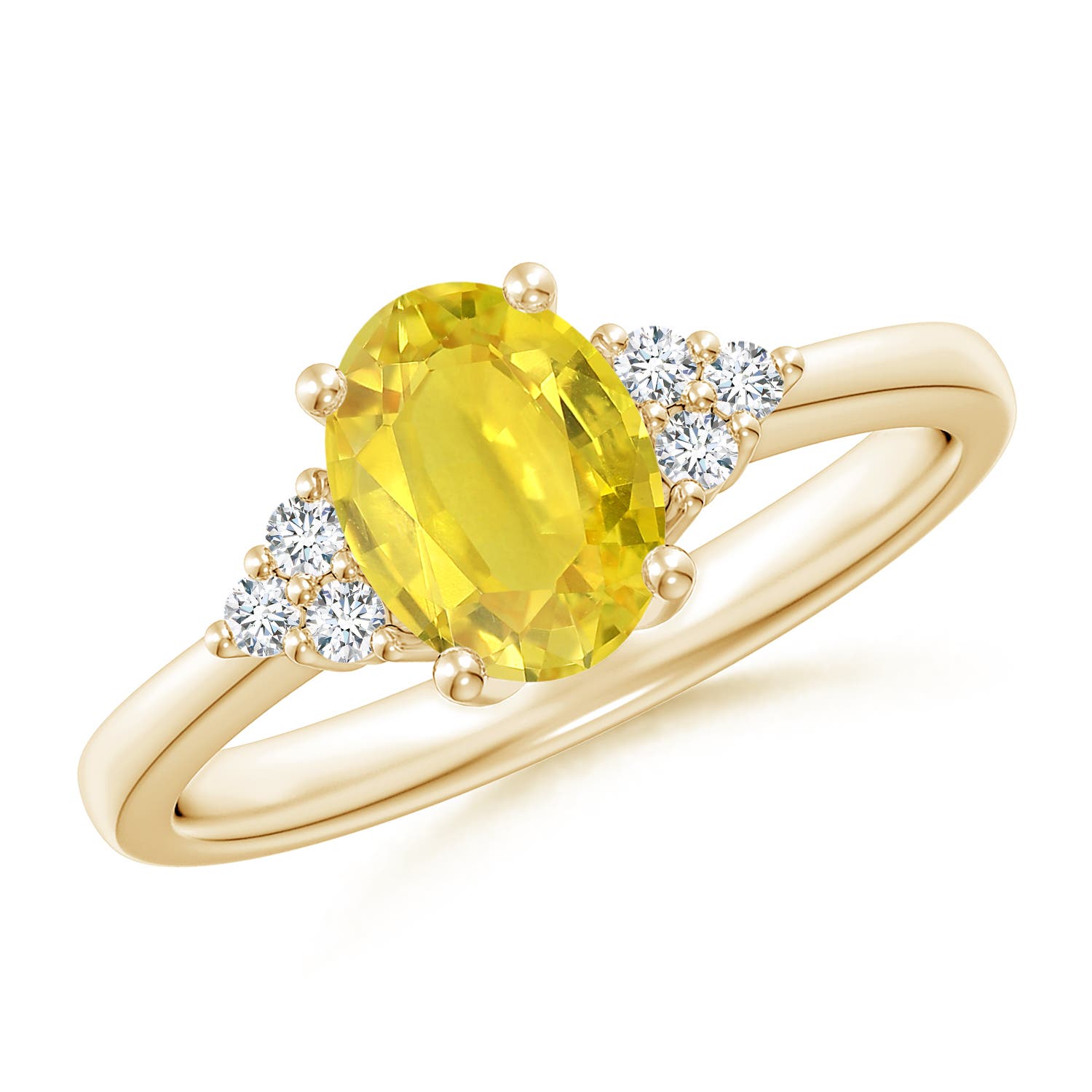 AA - Yellow Sapphire / 1.61 CT / 14 KT Yellow Gold