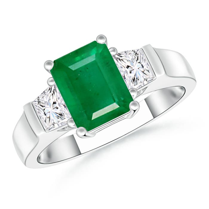 AA - Emerald / 1.82 CT / 14 KT White Gold