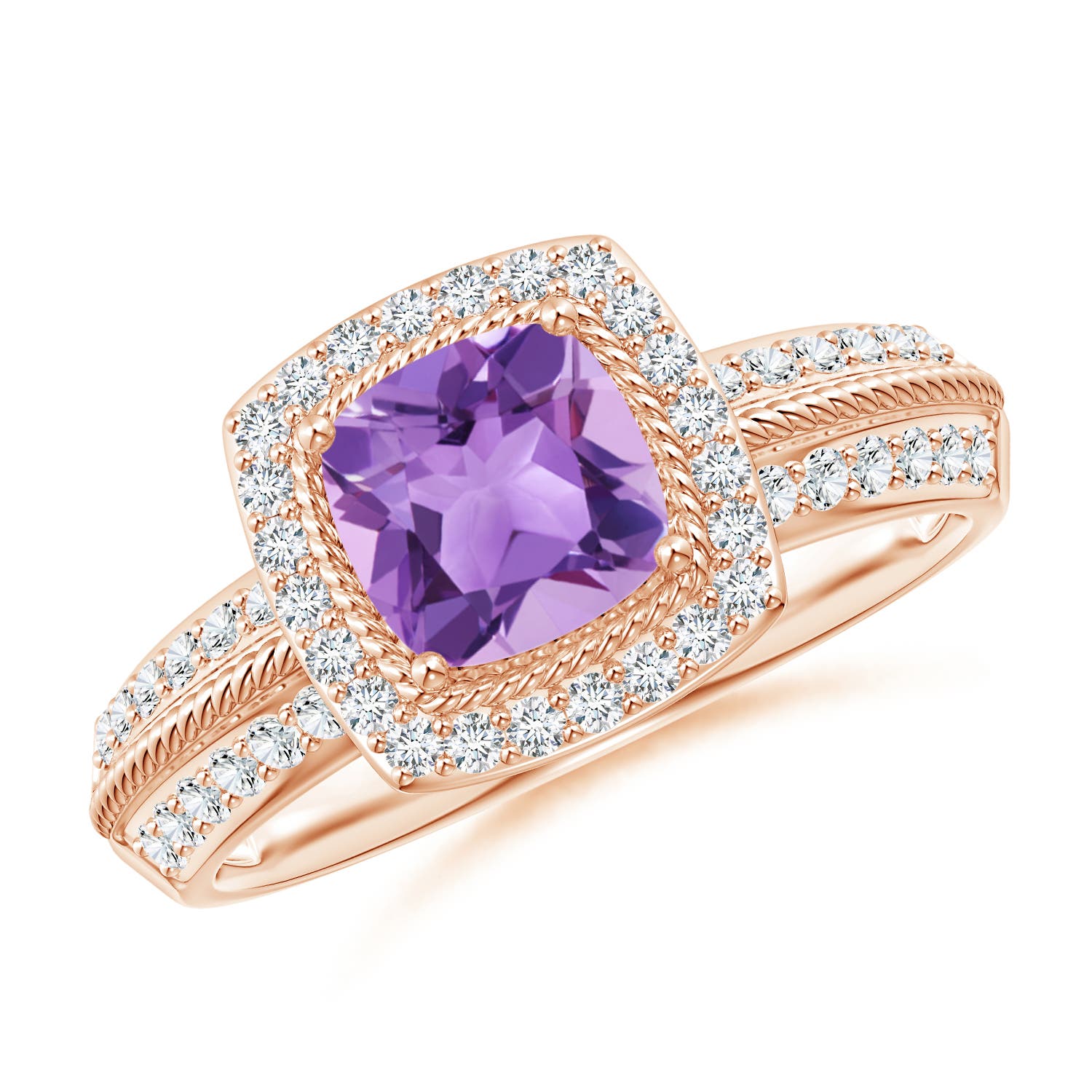 A - Amethyst / 1.22 CT / 14 KT Rose Gold