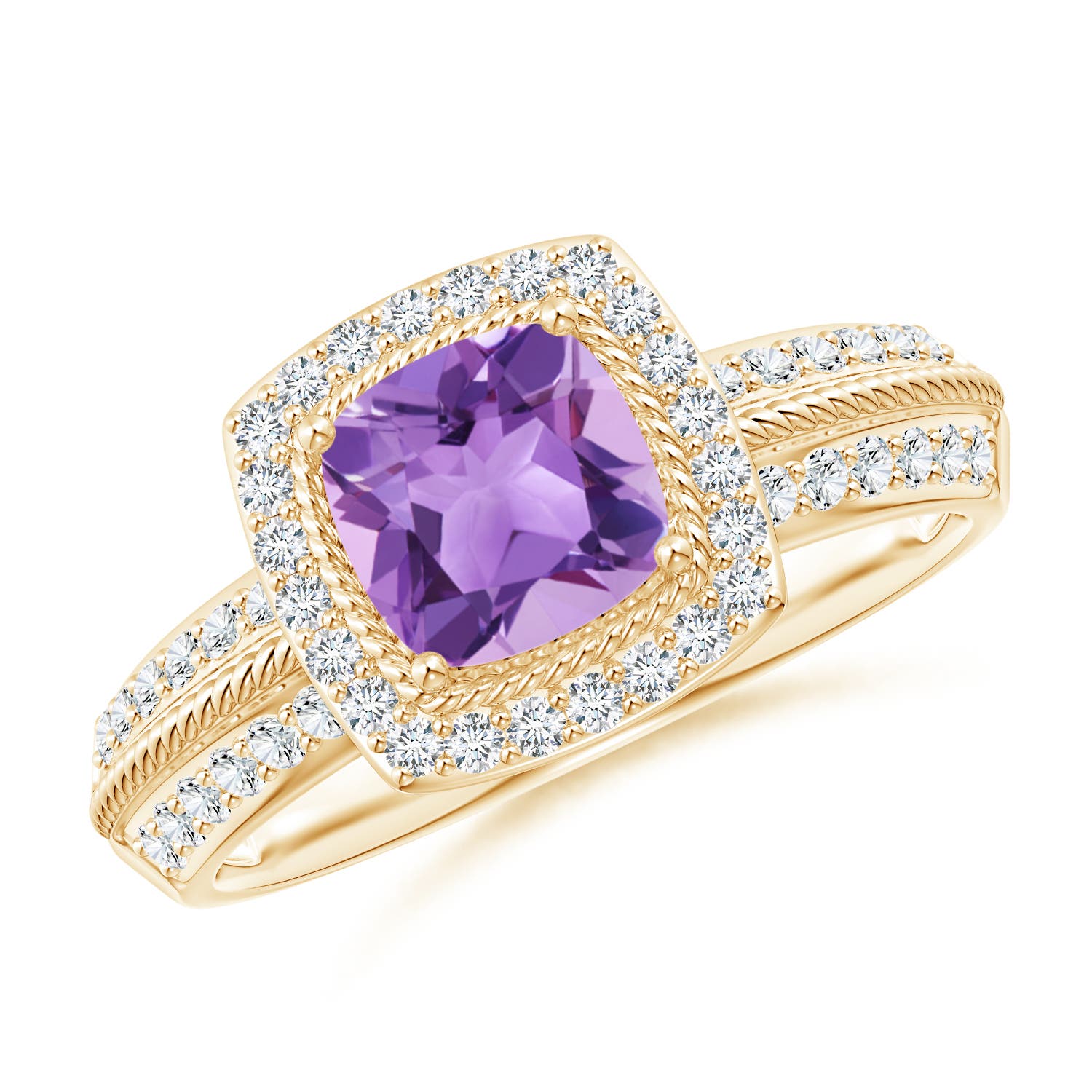 A - Amethyst / 1.22 CT / 14 KT Yellow Gold