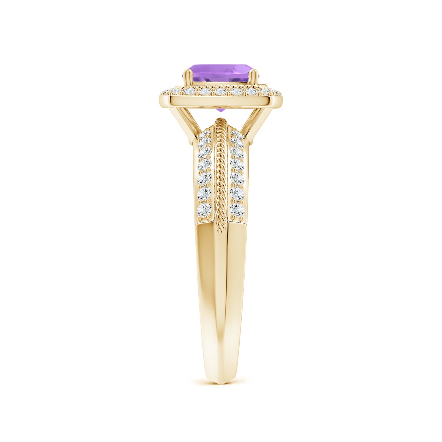 A - Amethyst / 1.22 CT / 14 KT Yellow Gold