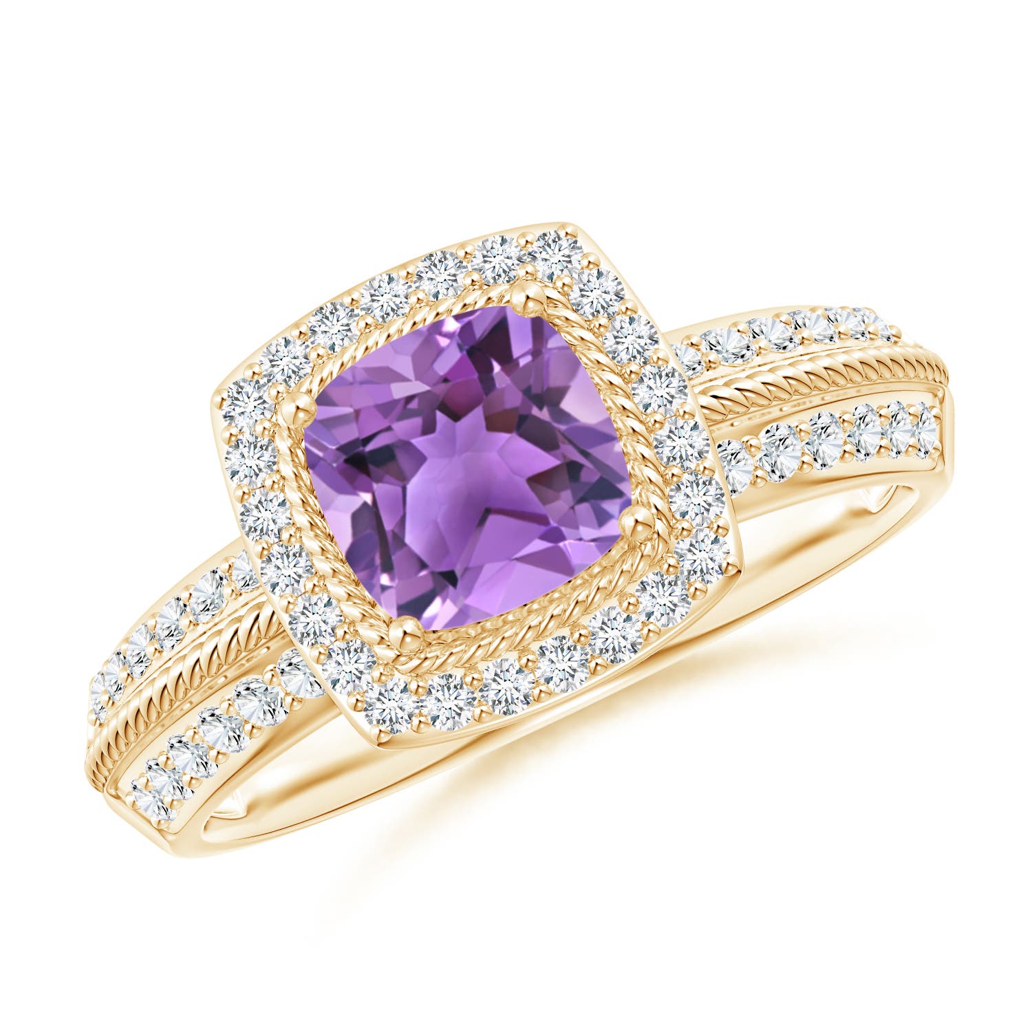 AA - Amethyst / 1.22 CT / 14 KT Yellow Gold