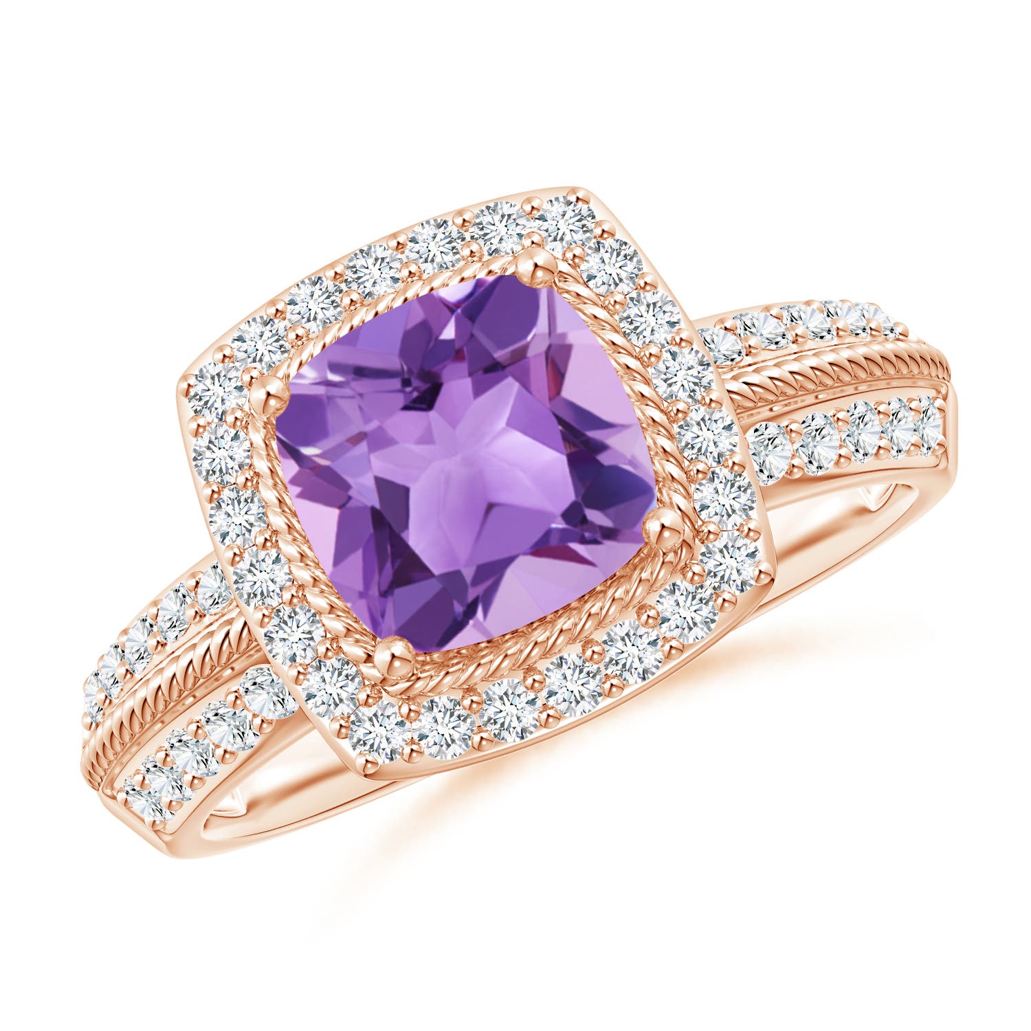 A - Amethyst / 1.87 CT / 14 KT Rose Gold